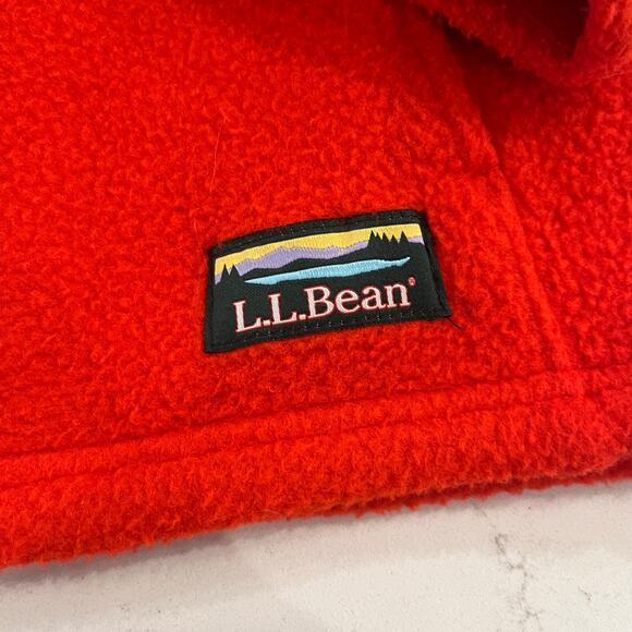 L.L. Bean Katahdin Fleece Full-Zip Jacket Red Size‎ Medium - Picture 4 of 9